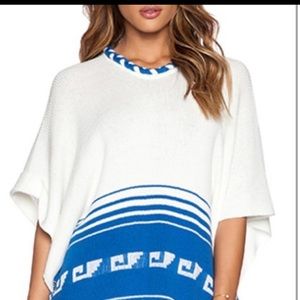 Wildfox couture white label Frida traveler poncho
